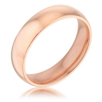 5mm Rose Goldtone Stainless Steel Band