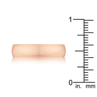 5mm Rose Goldtone Stainless Steel Band