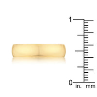 5mm IPG Gold Stainless Steel Band