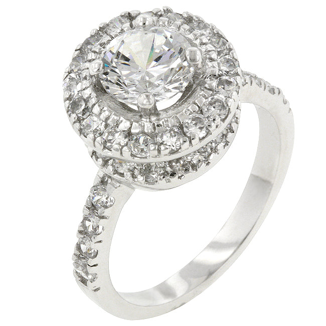 Majestic Rhodium Plated Ring