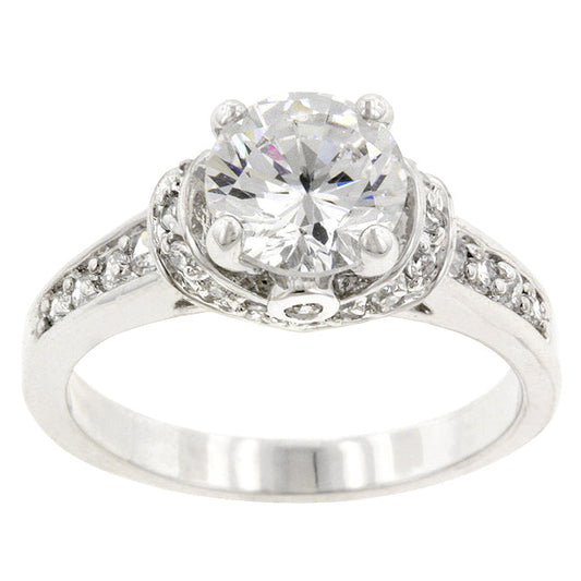 Regal Rhodium Ring
