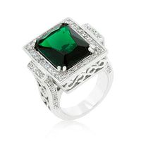 Classic Emerald Cocktail Ring