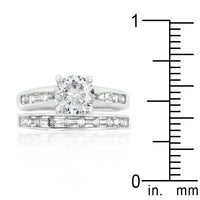 Rhodium Stackable Ring Set