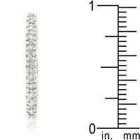 Delicate Cubic Zirconia Eternity Ring