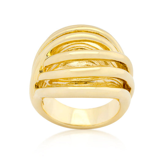 Golden Illusion Ring