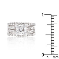 Princess Cut Triple Bridal Set