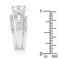 Princess Cut Triple Bridal Set