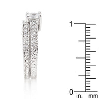 Princess Cut Filigree Bridal Set