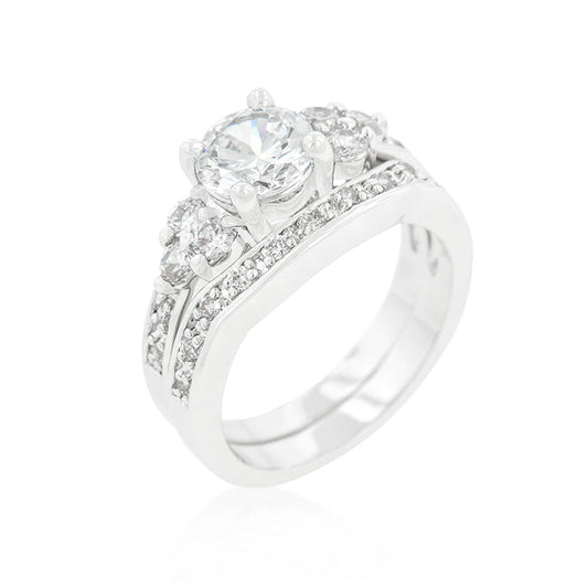 Triple Stone Engagement Ring