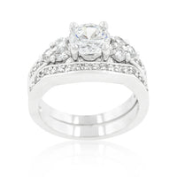 Triple Stone Engagement Ring