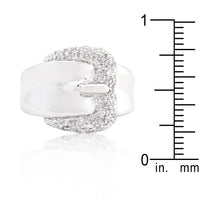 Cubic Zirconia Belt Ring