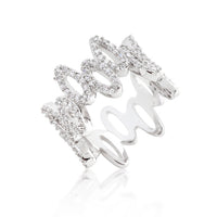 Cubic Zirconia Oval Ring