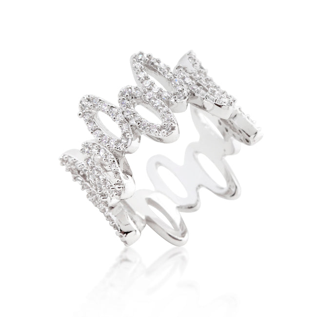 Cubic Zirconia Oval Ring