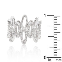 Cubic Zirconia Oval Ring