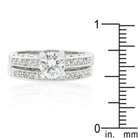 Filigree Engagement Ring Set