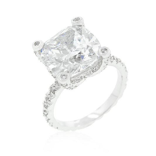 Brilliant Cushion Engagement Ring