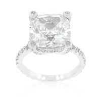 Brilliant Cushion Engagement Ring