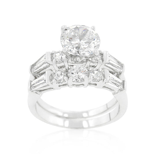 Large Center Stone Engagement Set