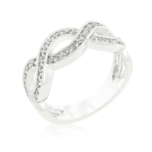 Infinity Band with Cubic Zirconia
