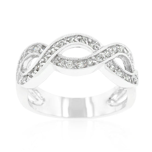 Infinity Band with Cubic Zirconia