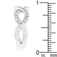 Infinity Band with Cubic Zirconia