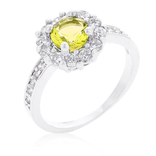 Bella Yellow Birthstone Engagement Ring