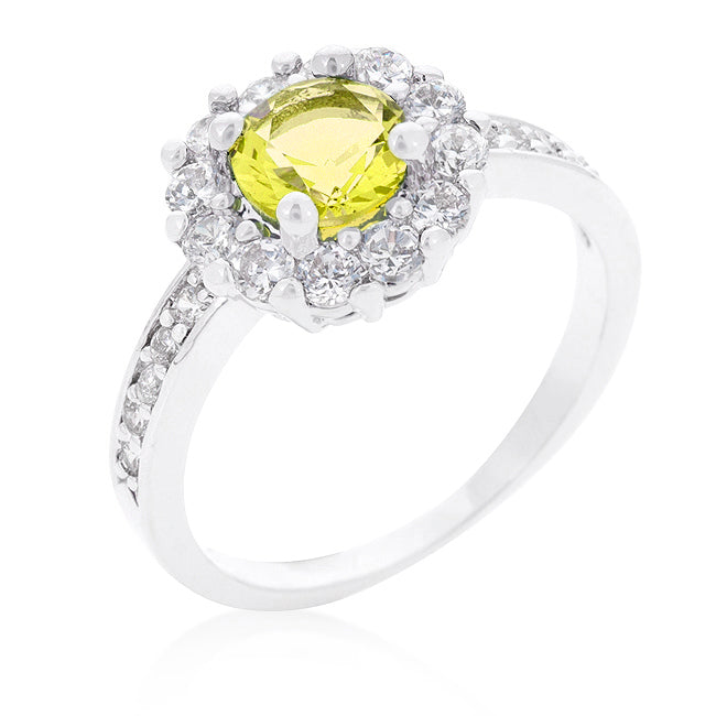 Bella Yellow Birthstone Engagement Ring