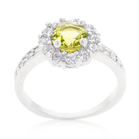 Bella Yellow Birthstone Engagement Ring