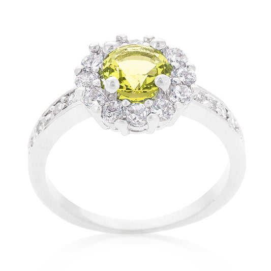 Bella Yellow Birthstone Engagement Ring