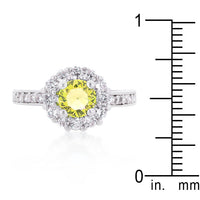 Bella Yellow Birthstone Engagement Ring