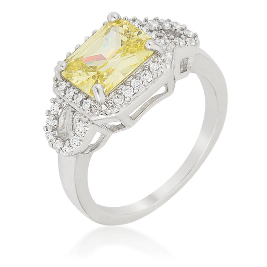 Radiant Cut Halo Engagement Ring