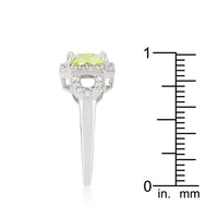 Radiant Cut Halo Engagement Ring