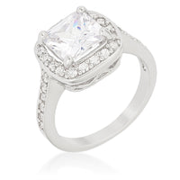 Halo Cushion Cut Engagement Ring