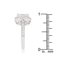 Halo Cushion Cut Engagement Ring