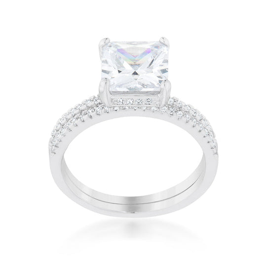 Princess Cut Solitaire Wedding Ring