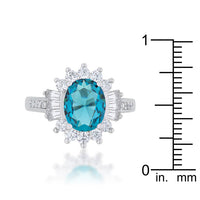 Chrisalee 3ct Crystal Rhodium Classic Ring