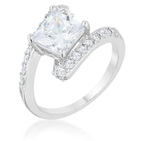 Caroline 2.3ct Crystal Rhodium Statement Ring