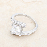 Caroline 2.3ct Crystal Rhodium Statement Ring