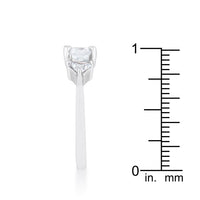 Shonda Cushion Clear Crystal Statement Ring