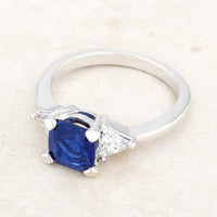 Shonda 1.8ct Sapphire Crystal Cushion Statement Ring
