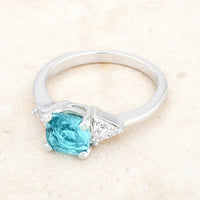 Shonda 1.8ct Blue Topaz Crystal Cushion Statement Ring