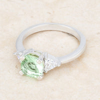 Shonda Peridot Cushion Statement Ring