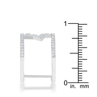 Nailey 0.75 ct Crystal Rhodium Star Ring