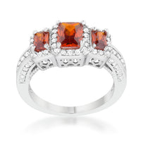 Rita 2.3ct Garnet Crystal Trio Ring