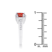 Rita 2.3ct Garnet Crystal Trio Ring