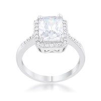 Ariana 2.95ct Crystal Rhodium Ring