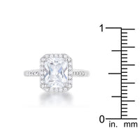 Ariana 2.95ct Crystal Rhodium Ring
