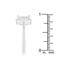 Ariana 2.95ct Crystal Rhodium Ring