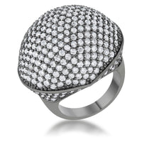 Dara Hematite Dome Cocktail Ring