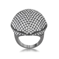 Dara Hematite Dome Cocktail Ring